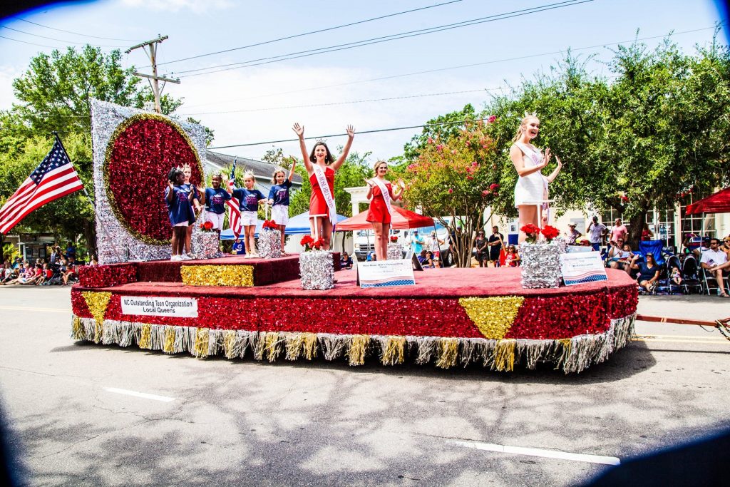 Fourth of July parade in Southport, North Carolina